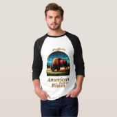 American Buffalo Bison T-shirt (Voorkant volledig)