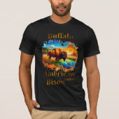 American Buffalo Bison T-shirt (Voorkant)