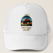 American Buffalo Bison Trucker Pet (Voorkant)