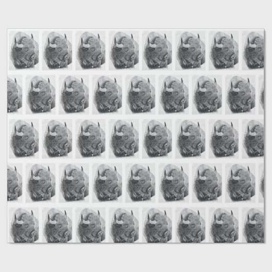 American Buffalo Cadeaupapier (Vlak)