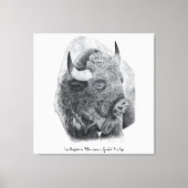 American Buffalo Canvas Afdruk (Voorkant)