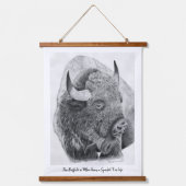 American Buffalo Hangend Wandkleed (Voorkant)