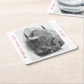 American Buffalo Kartonnen Onderzetters (Schuin)