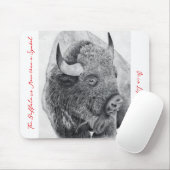 American Buffalo Muismat (Met muis)