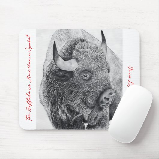 American Buffalo Muismat (Met muis)