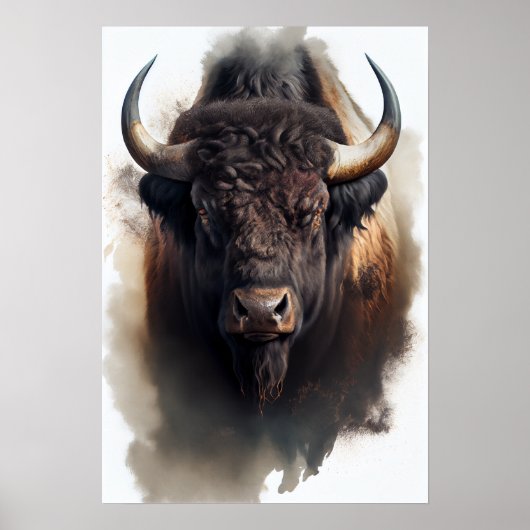American Buffalo Painting Poster (Voorkant)
