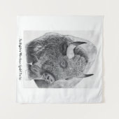 American Buffalo Wandkleed (Voorkant (horizontaal))