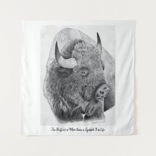 American Buffalo Wandkleed (Voorkant)