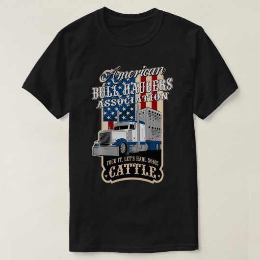 American Bull Haulers Assoc runderen T-shirt (Design voorkant)