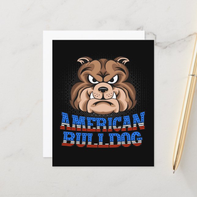 American Bulldog Dog Owner (Voorkant / Achterkant in situ)