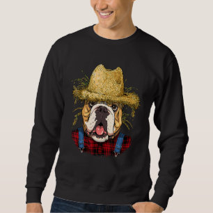 American Bulldog Farmer Farmer Agriculture Pet Do Trui
