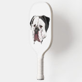 American Bulldog Head Dog Breeder Whisperer Pickleball Paddle (Links)