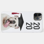 American Bulldog in Afstudeerder Pet met lesjaar Case-Mate iPhone Case (Achterkant (horizontaal))