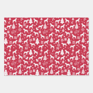 American Bulldog Kerstmis Inpakpapier Vel