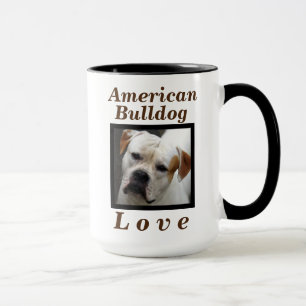 "American Bulldog Love" Dog Gift for her or Hem Mok