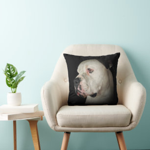 American Bulldog Portrait Kussen
