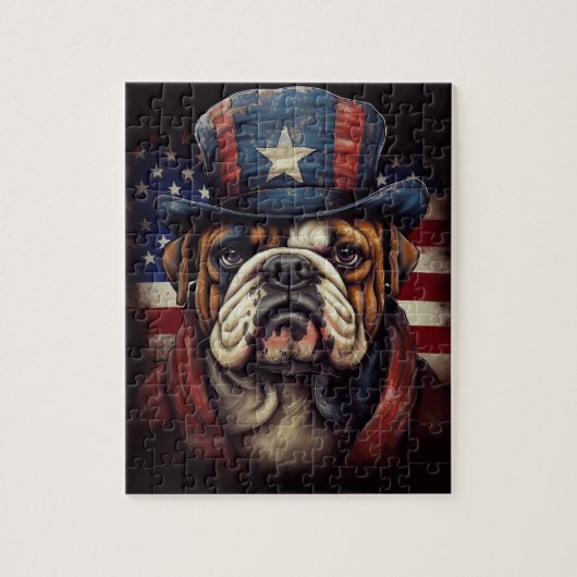 American Bulldog-Poster Legpuzzel (Verticaal)