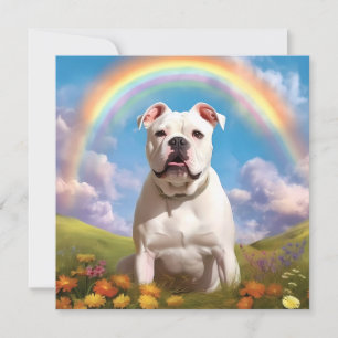 American Bulldog Rainbow Bridge aangepaste naam ho