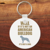 American Bulldog Sleutelhanger (Voorkant)