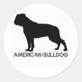 American Bulldog Sticker (Voorkant)