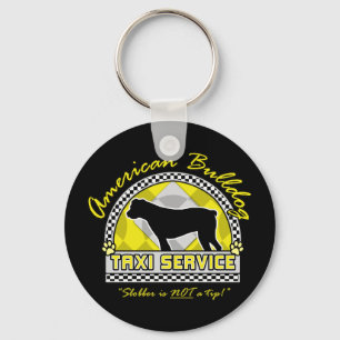 American Bulldog Taxi Service Sleutelhanger