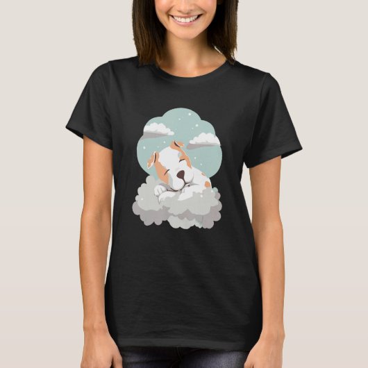 American Bully Cuddle Shirt Clouds Dream (Voorkant)