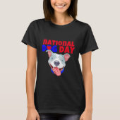 American Bully Dog National Dog day T-shirt (Voorkant)