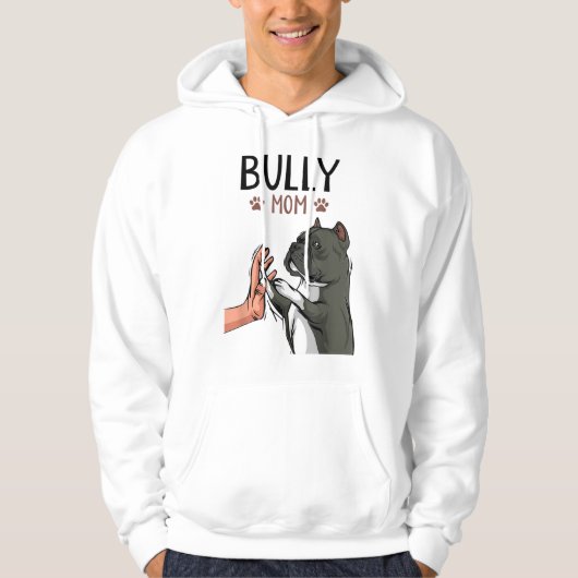 American Bully Mam Cute Dog Hoodie (Voorkant)