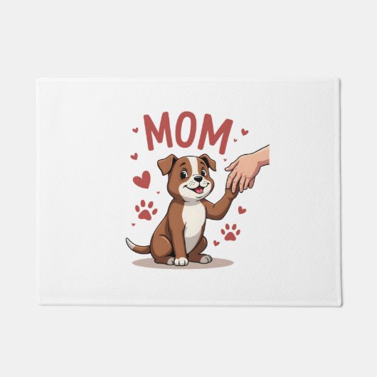 American Bully Mam Cute Dog Mama Funny Women Deurmat (Voorkant)