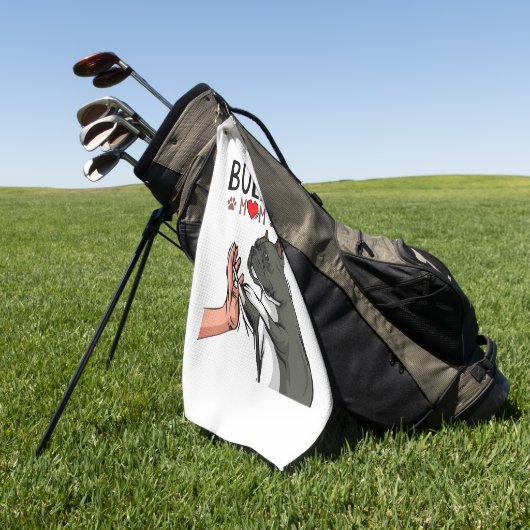 American Bully Mam Cute Dog Mama Funny Women Golfhanddoek (Groen)