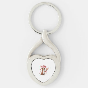 American Bully Mam Cute Dog Mama Funny Women Sleutelhanger