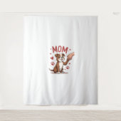 American Bully Mam Cute Dog Mama Funny Women Wandkleed (Voorkant)