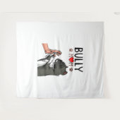 American Bully Mam Cute Dog Mama Funny Women Wandkleed (Voorkant (horizontaal))