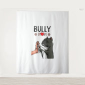 American Bully Mam Cute Dog Mama Funny Women Wandkleed (Voorkant)