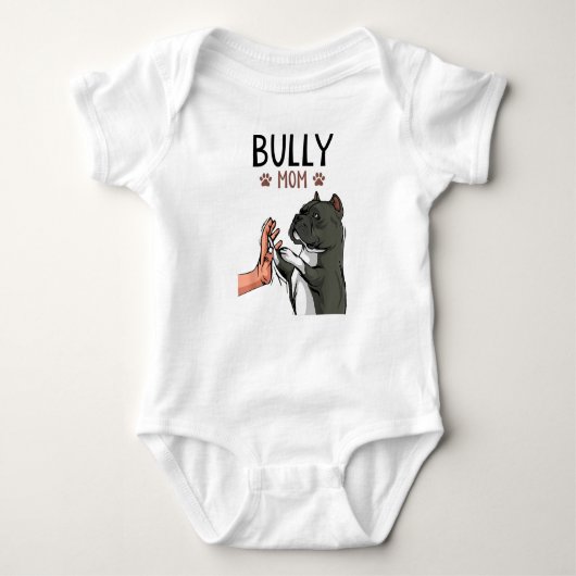 American Bully Mam Cute Dog Romper (Voorkant)