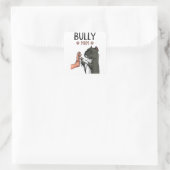American Bully Mam Cute Dog Vierkante Sticker (Tas)