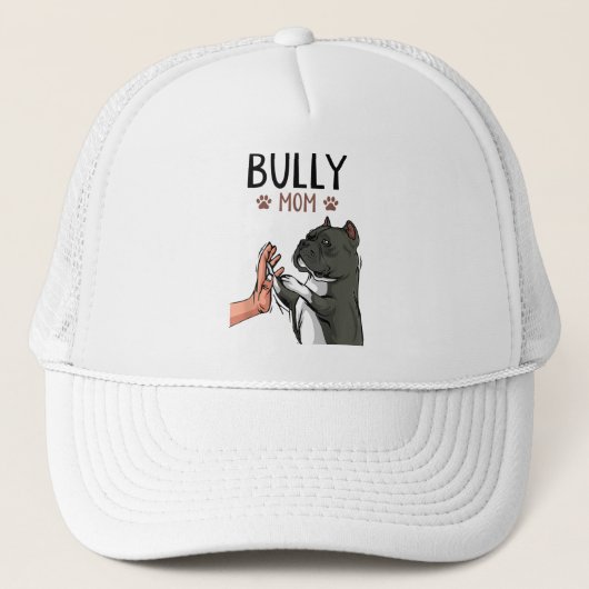American Bully Mom Cute Dog Trucker Pet (Voorkant)