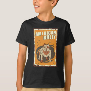 American Bully Retro   Amerikaanse stichtingen van T-shirt