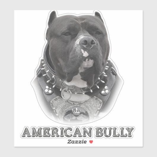 American Bully Sticker (Vel)