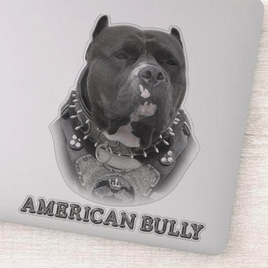 American Bully Sticker (Detail)
