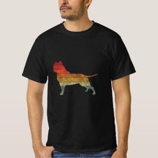 American Bully Sunset Silhouette Gift Idea T-shirt