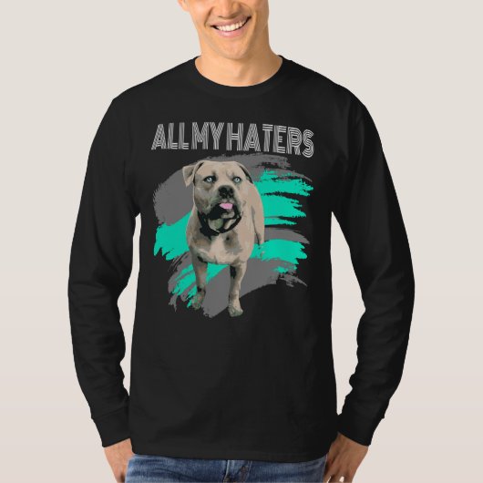 American Bully XL Pit Bull Lijst Hond Aanval Hond T-shirt (Voorkant)