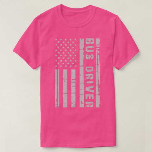American Bus Driver T-shirt (Design voorkant)