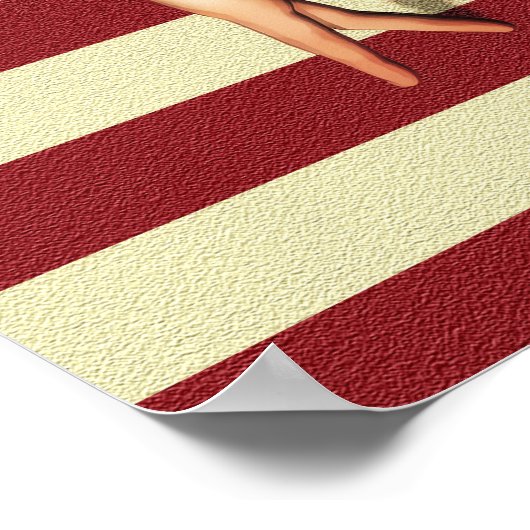 American Camo Bikini Babe Poster (Hoek)