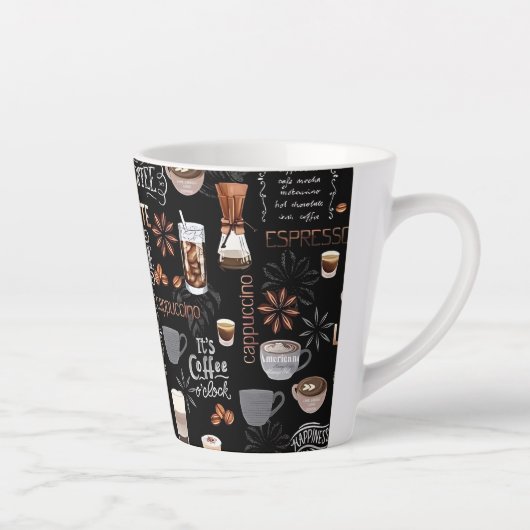 american cappuccino latte mok (Rechts)