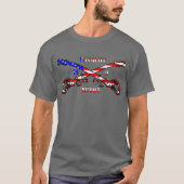 American Cavalry Mannen Basic Dark T-Shirt (Voorkant)