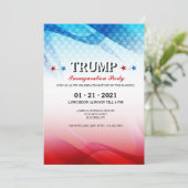 American Celebration Inaugural Uitnodiging (Staand voorkant)