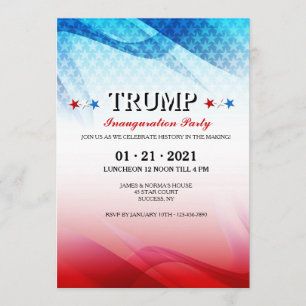 American Celebration Inaugural Uitnodiging