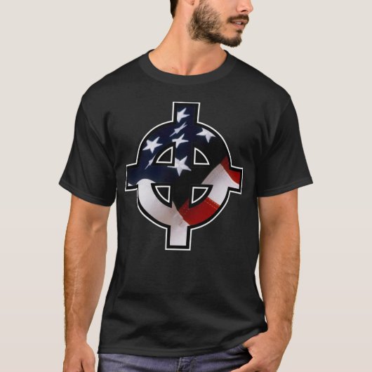 American Celtic Cross T-Shirt (Voorkant)