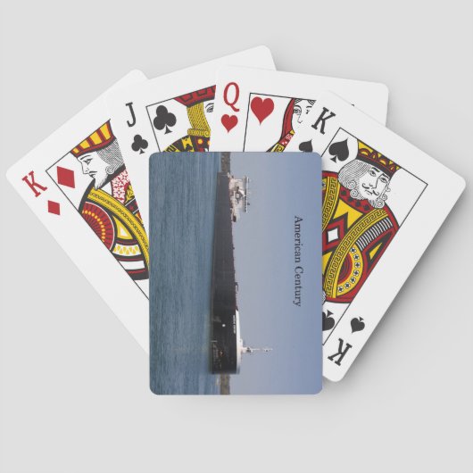 American Century speelkaarten (Achterkant)